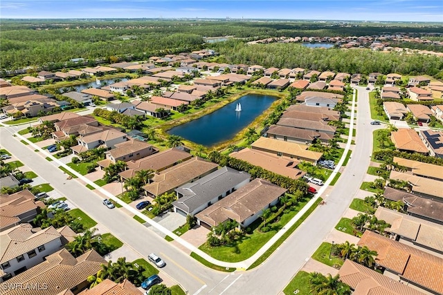 11643 Riverstone Ln, Fort Myers, FL 33913 - bird's eye view featuring a residential view and a water view