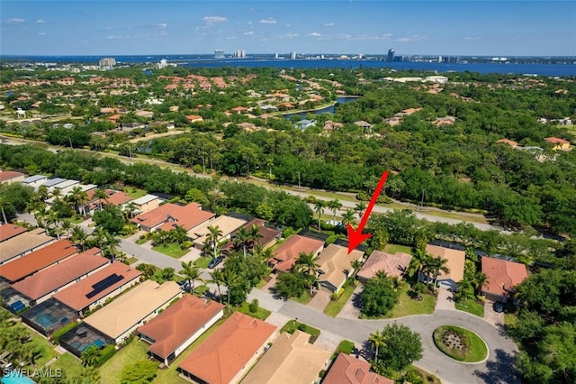 12740 Seaside Key Ct, North Fort Myers, FL 33903 - aerial overview of property's location featuring nearby suburban area