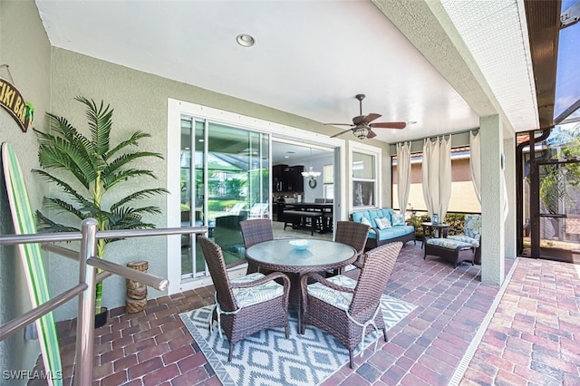 12740 Seaside Key Ct, North Fort Myers, FL 33903 - sunroom / solarium with plenty of natural light