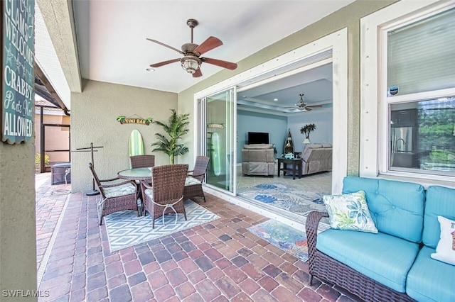 12740 Seaside Key Ct, North Fort Myers, FL 33903 - view of sunroom / solarium