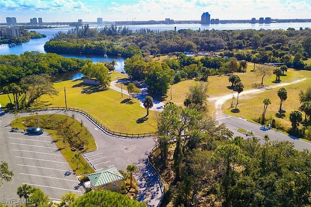 12740 Seaside Key Ct, North Fort Myers, FL 33903 - view of urban area with a notable bridge and a large body of water