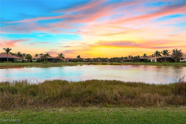 property view of water