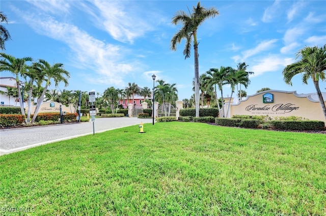 27080 Flamingo Dr, Bonita Springs, FL 34135 - community sign featuring a lawn