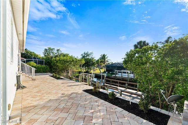 27080 Flamingo Dr, Bonita Springs, FL 34135 - view of patio with a lanai