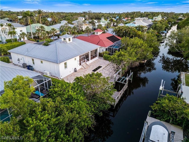 27080 Flamingo Dr, Bonita Springs, FL 34135 - drone / aerial view featuring a residential view and a water view