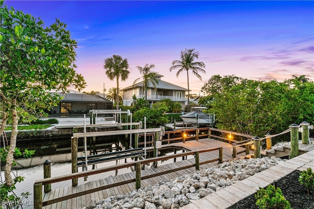27080 Flamingo Dr, Bonita Springs, FL 34135 - dock area with boat lift