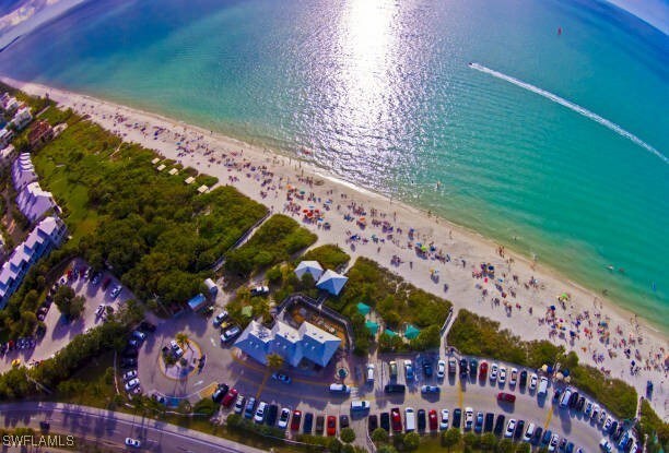 28750 Diamond Dr Unit 205, Bonita Springs, FL 34134 - birds eye view of property with a water view and a view of the beach