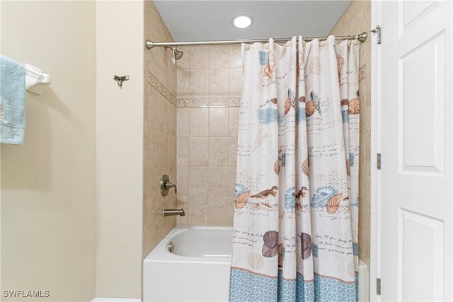 10637 Pelican Preserve Blvd Unit A, Fort Myers, FL 33913 - full bath with recessed lighting and shower / tub combo
