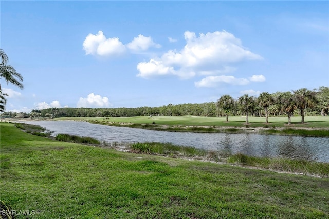 property view of water