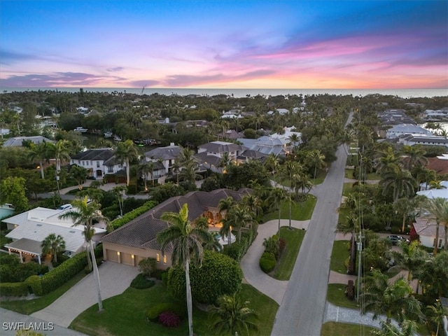 550 21st Ave S, Naples, FL 34102 - aerial view with a water view and a residential view