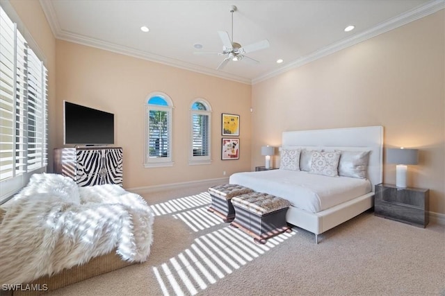 550 21st Ave S, Naples, FL 34102 - bedroom with multiple windows, baseboards, and carpet floors