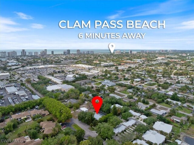 1147 Shady Rest Ln, Naples, FL 34103 - aerial overview of property's location with nearby urban area