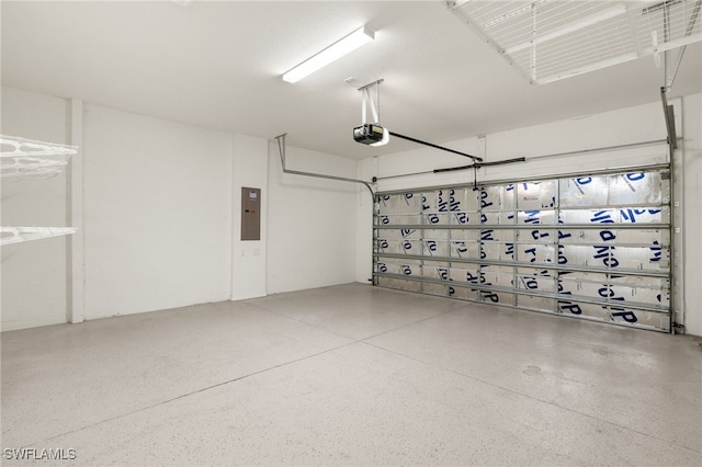 11555 Golden Oak Ter, Fort Myers, FL 33913 - garage with electric panel and a garage door opener