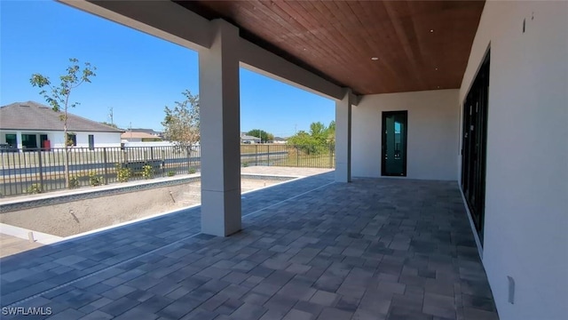 308 SW 13th Ct, Cape Coral, FL 33991 - view of patio featuring a fenced backyard