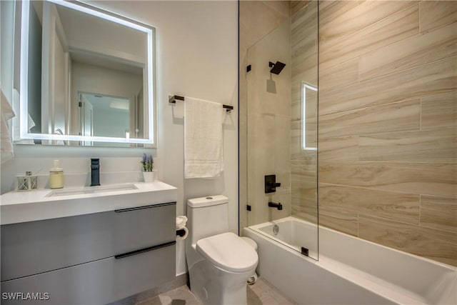 308 SW 13th Ct, Cape Coral, FL 33991 - full bathroom with vanity and shower / bathtub combination