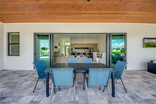 308 SW 13th Ct, Cape Coral, FL 33991 - view of patio / terrace with outdoor dining space