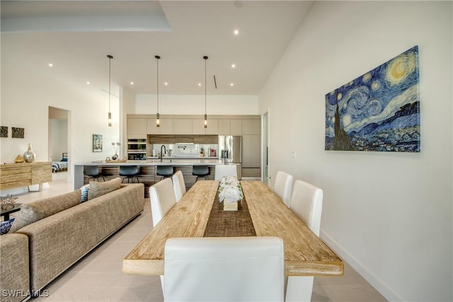 308 SW 13th Ct, Cape Coral, FL 33991 - dining room with recessed lighting