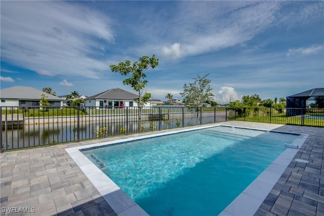 308 SW 13th Ct, Cape Coral, FL 33991 - view of pool featuring a residential view and a water view
