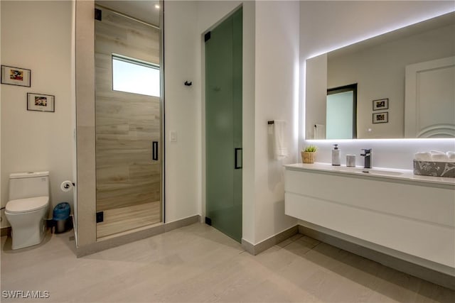 308 SW 13th Ct, Cape Coral, FL 33991 - bathroom with vanity and a stall shower