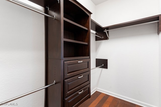 10326 Wishing Stone Ct, Bonita Springs, FL 34135 - spacious closet with dark wood finished floors