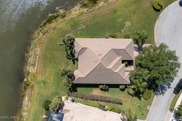 10326 Wishing Stone Ct, Bonita Springs, FL 34135 - birds eye view of property with a water view
