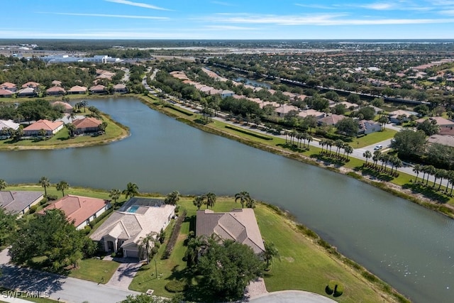 10326 Wishing Stone Ct, Bonita Springs, FL 34135 - aerial view with a residential view and a water view