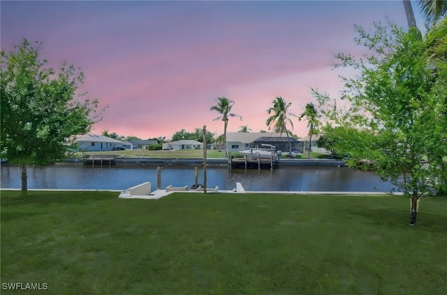 2226 SE 19th Pl, Cape Coral, FL 33990 - view of water feature featuring a dock and a residential view