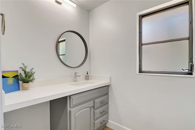 2226 SE 19th Pl, Cape Coral, FL 33990 - bathroom with baseboards and vanity