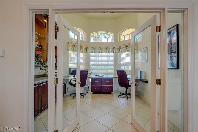 330 SW 33rd Ave, Cape Coral, FL 33991 - home office with light tile patterned floors