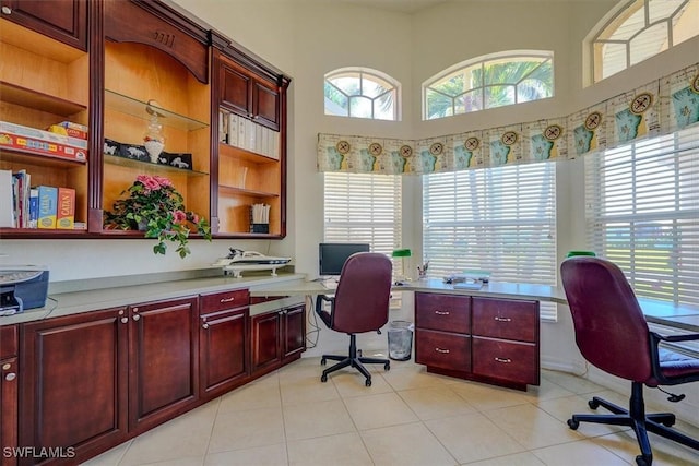 330 SW 33rd Ave, Cape Coral, FL 33991 - office area with light tile patterned flooring