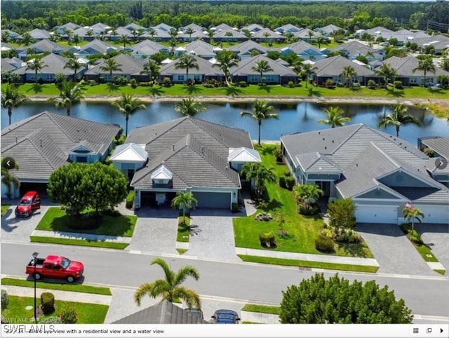 2138 Marquesa Cir, Naples, FL 34112 - aerial perspective of suburban area featuring a nearby body of water