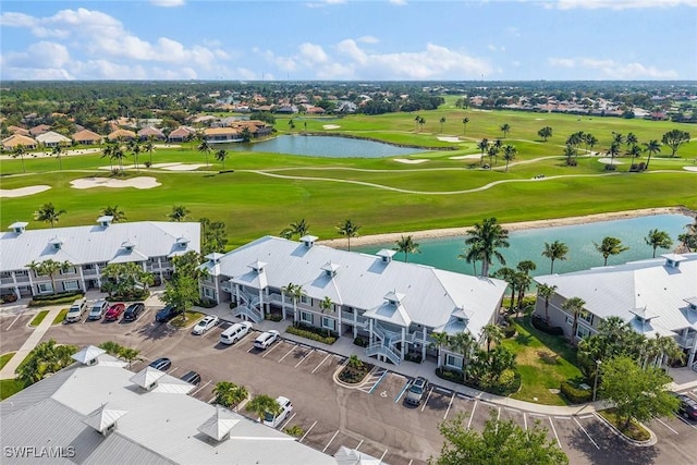 7915 Mahogany Run Ln Unit 1126, Naples, FL 34113 - aerial view of residential area with a golf club and a large body of water