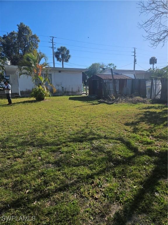 2631 Becca Ave, Naples, FL 34112 - view of yard with fence