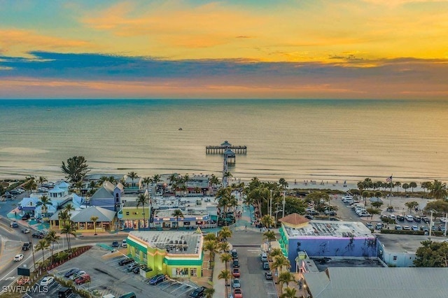 4361 Bay Beach Ln Unit 224, Fort Myers Beach, FL 33931 - aerial view at dusk with a water view
