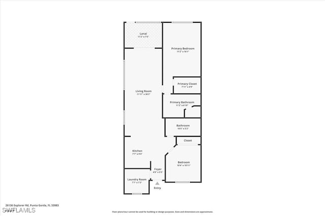 26136 Explorer Rd, Punta Gorda, FL 33983 - property floor plan