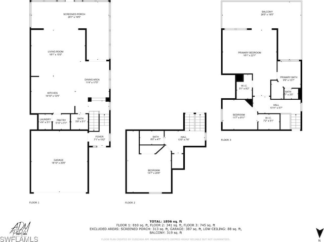 6081 Waterway Bay Dr, Fort Myers, FL 33908 - floor plan
