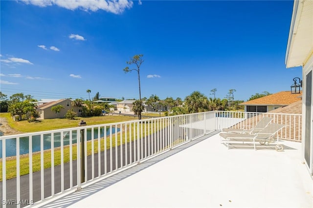 6081 Waterway Bay Dr, Fort Myers, FL 33908 - view of patio with a balcony