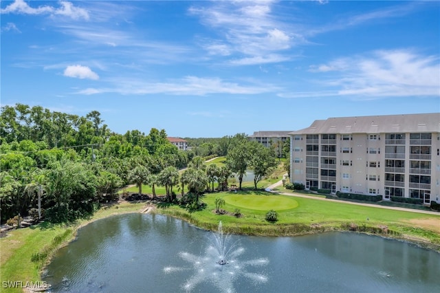 exterior space featuring view of golf course