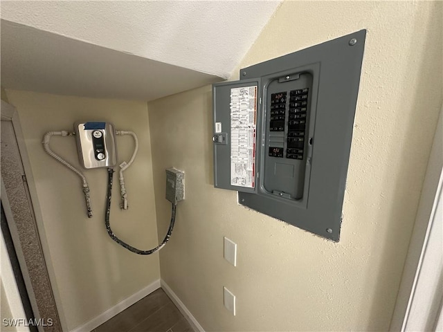 utility room featuring electric panel