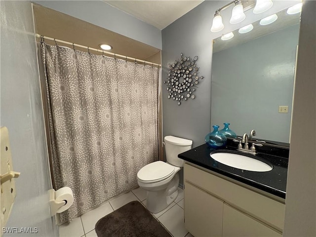 11170 Caravel Cir Unit 210, Fort Myers, FL 33908 - full bath with tile patterned flooring, vanity, and toilet