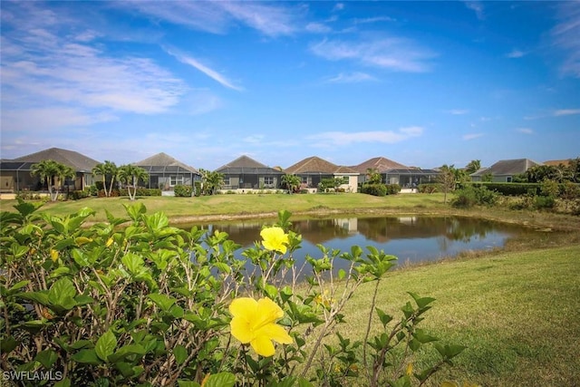 water view with nearby suburban area