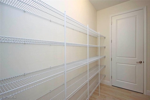view of pantry