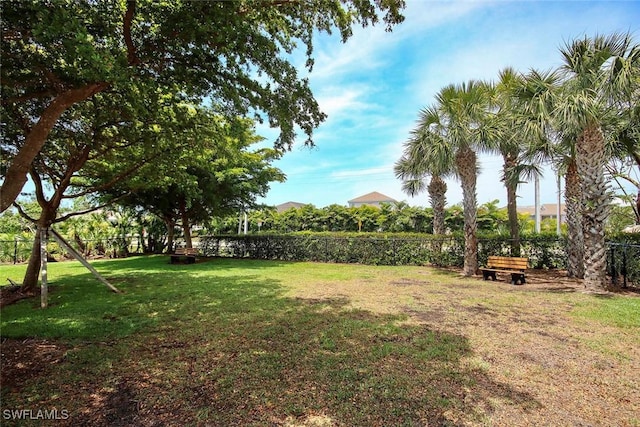 view of yard