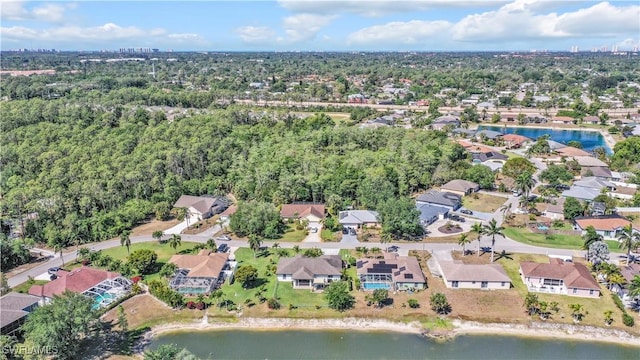 11741 Red Hibiscus Dr, Bonita Springs, FL 34135 - bird's eye view featuring a water view and a residential view