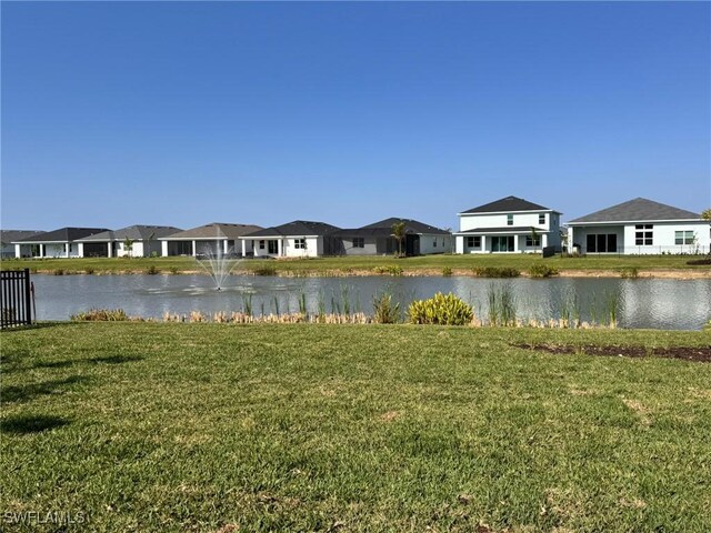 water view with a residential view