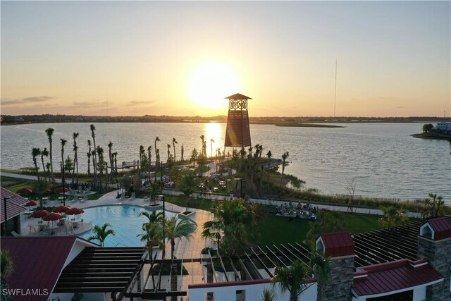 property view of water