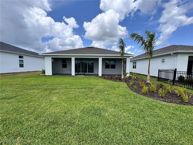 16325 Preservation Blvd, Punta Gorda, FL 33982 - rear view of property with stucco siding