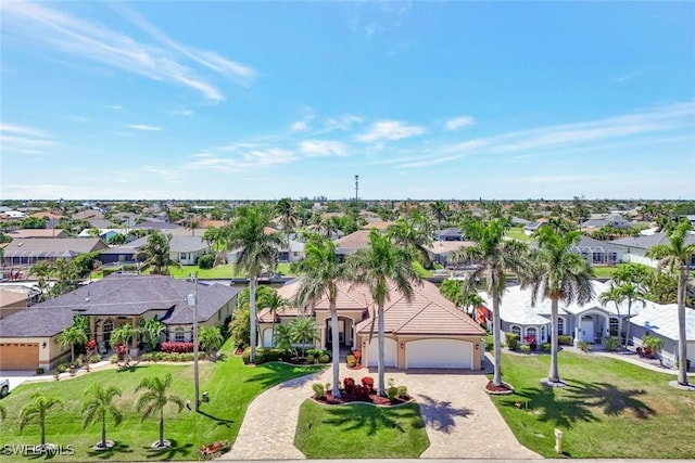 4536 SW 12th Pl, Cape Coral, FL 33914 - birds eye view of property with a residential view