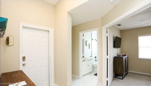 6645 Huntington Lakes Cir Unit 201, Naples, FL 34119 - corridor with baseboards