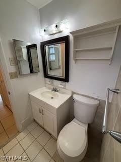 18215 Iris Rd, Fort Myers, FL 33967 - bathroom with vanity and tile patterned floors